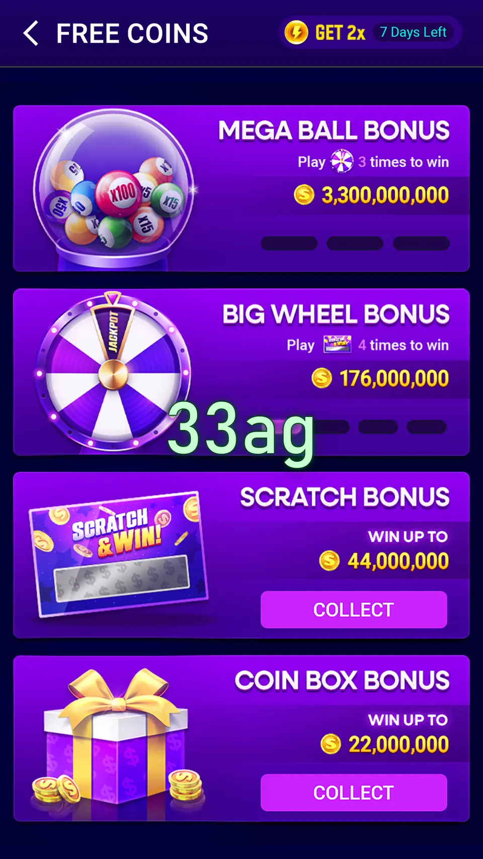 33ag Masuk